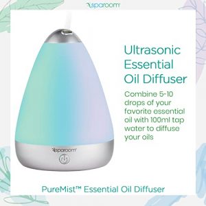 Difusor ultrassônico de óleo essencial e névoa de fragrância PureMist